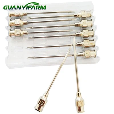 Agulla d'injecció d'acer inoxidable veterinària