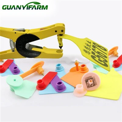 Aplicació d'orelles d'animals a la ramaderia